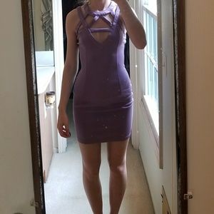 Strappy Purple Bodycon Tobi Dress